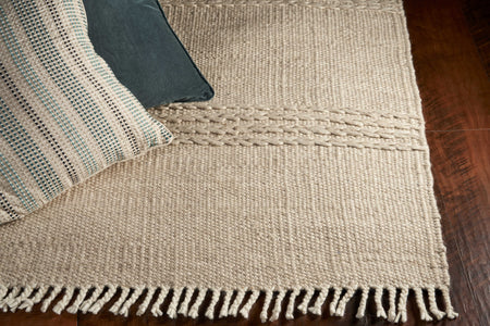 5 x 8 Wool Natural Area Rug