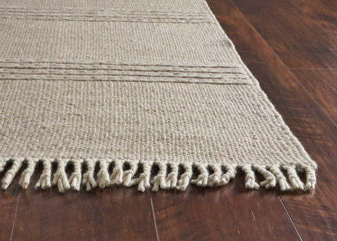 Image of 5 x 8 Wool Natural Area Rug