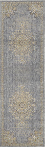 39" X 63" Slate Grey Wool Rug