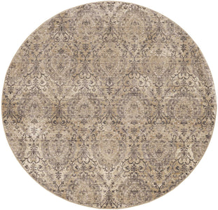 94" X 94" Ivory or Grey Polypropylene Rug