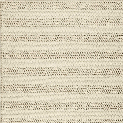 Image of 3 x 5 Wool White Area Rug