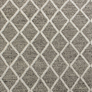 3 x 5 Wool Dark Grey Area Rug