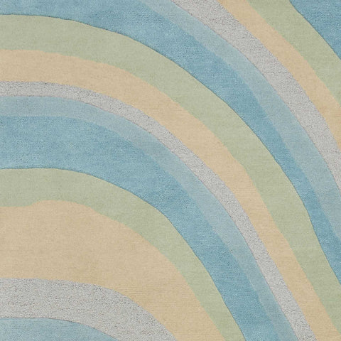 Image of 5 x 8 Wool Ocean Area Rug