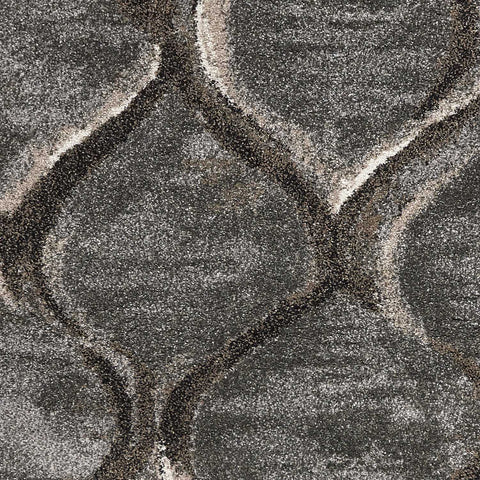 Image of 5 x 7 Ft Polypropylene Charcoal Area Rug