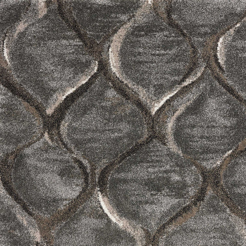 Image of 5 x 7 Ft Polypropylene Charcoal Area Rug