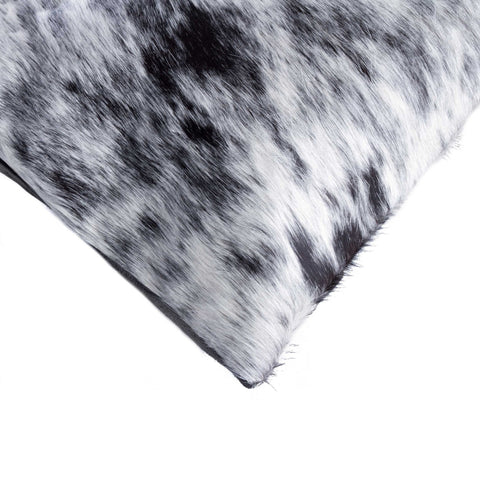 Image of 18" x 18" x 5" Salt And Pepper Black And White Cowhide - Pillow