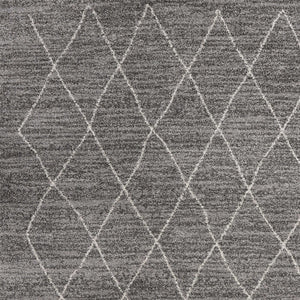 5 x 7 Ft Polypropylene Grey Area Rug