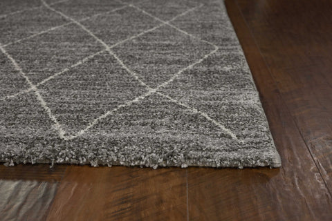 Image of 5 x 7 Ft Polypropylene Grey Area Rug