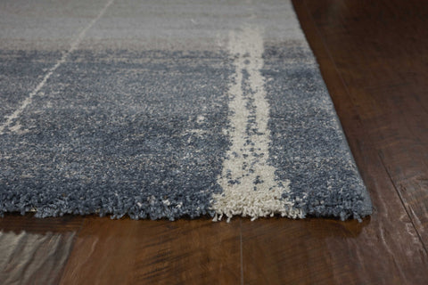 Image of 5 x 7 Ft Polypropylene Blue Area Rug