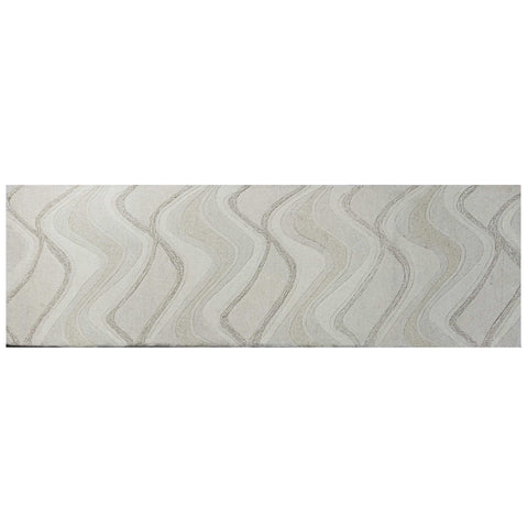 Image of 2 x 7 Runner Wool Ivory Area Rug