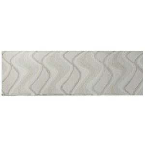 2 x 7 Runner Wool Ivory Area Rug