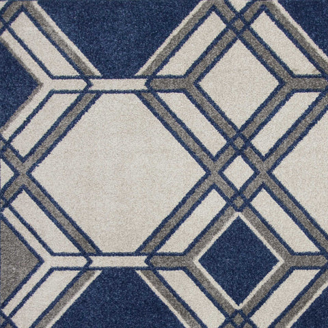 Image of 3 x 5 UV treated Polypropylene Ivory or Denim Area Rug