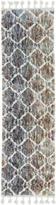 26" X 90" Grey or Sand Polyester Rug