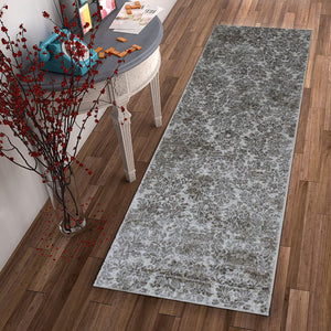 2 x 7 Runner Viscose Ivory or Sand Area Rug