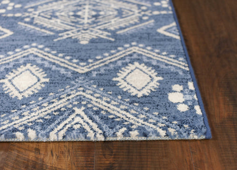 Image of 6 x 9 Polypropylene Demin Area Rug