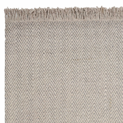 Image of 5 x 8 Wool Oatmeal Area Rug