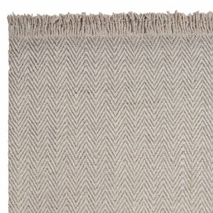 5 x 8 Wool Oatmeal Area Rug