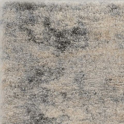 Image of 5 x 7 Polypropylene Ivory or Blue Area Rug