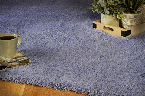 Image of 5 x 7 Polyester Purple Area Rug