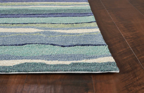 3 x 5 Indo or or Outdo or Coastal Palette Ocean Area Rug