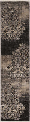 Image of 63" X 91" Blue Polypropylene Rug