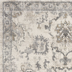 5 x 7 Polypropylene Ivory Area Rug