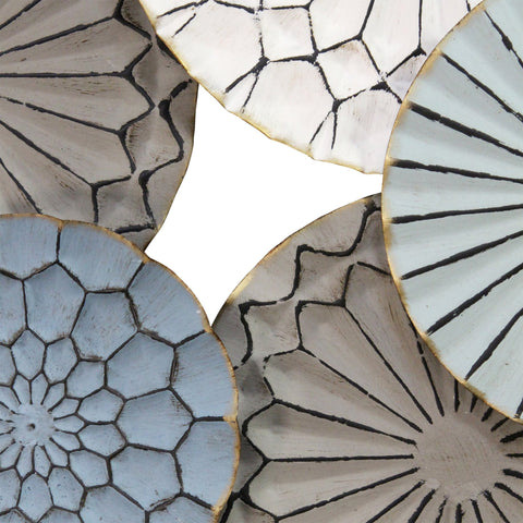 Image of Boho-Inspired Metal Plates Wall Decor