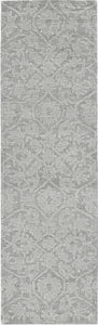 60" X 84" Grey Wool Rug