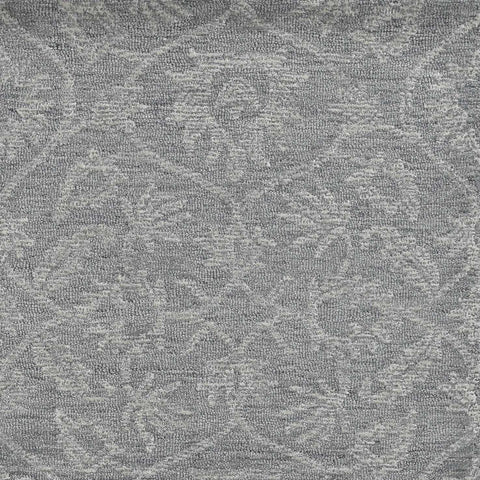 Image of 60" X 84" Grey Wool Rug