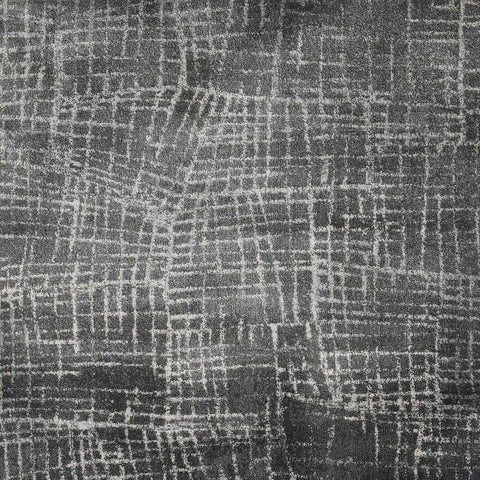 Image of 63" X 91" Grey Polypropelene Rug