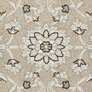 7 x 10 UV treated Polypropylene Beige or Grey Area Rug