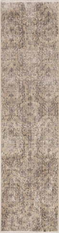 Image of 63" X 91" Sand or Grey Polypropylene Rug