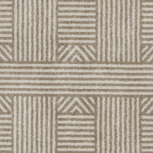 7 x 10 UV treated Polypropylene Beige Area Rug