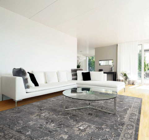 Image of 5 x 7 Polypropylene Grey Area Rug