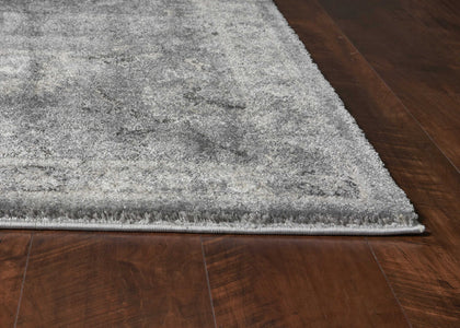 5 x 7 Polypropylene Grey Area Rug