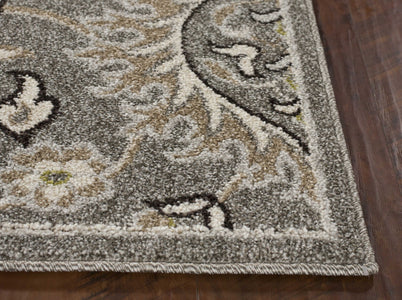 7 x 10 UV treated Polypropylene Grey Area Rug