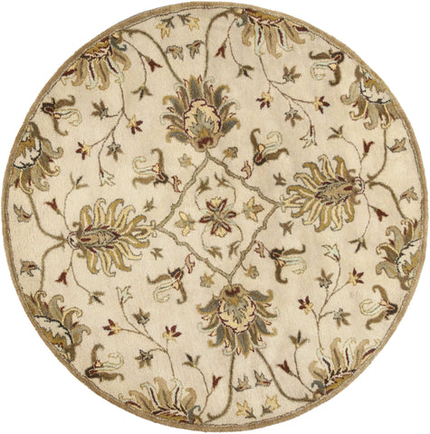 Image of 63" X 91" Ivory or Blue Polypropelene Rug