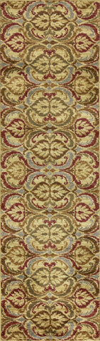 Image of 63" X 91" Gold Polypropylene Rug