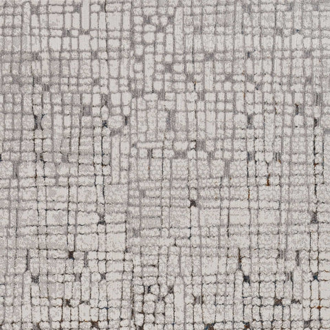 Image of 63" X 91" Grey Polyester Rug