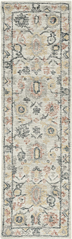 Image of 60" X 84" Ivory Wool Rug