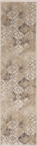 Image of 63" X 91" Ivory Polypropylene Rug