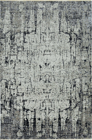 Image of 47" X 65" Ivory or Grey Polyester Rug