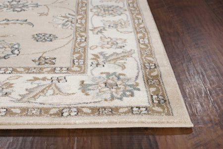 5 x 7 Polypropylene Beige or Ivory Area Rug