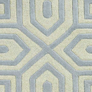 2 x 7 Runner Wool Grey Area Rug