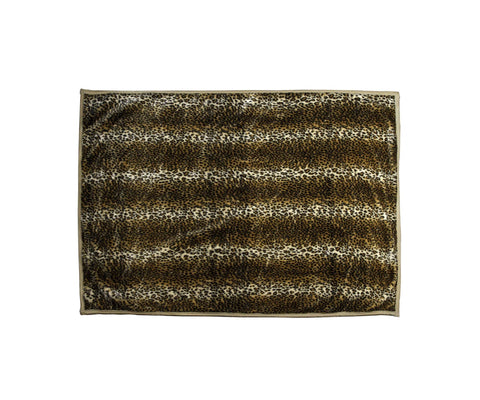 Image of 50" x 70" Leopard Faux Hide Throw