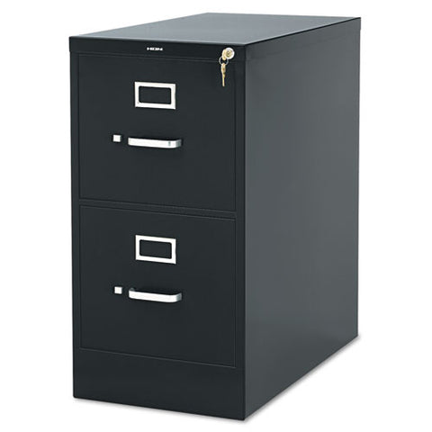 Image of 310 Series Five-drawer Full-suspension File, Legal, 18.25w X 26.5d X 60h, Black