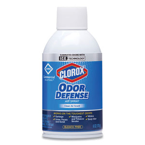 Commercial Solutions Odor Defense, Wall Mount Refill, Clean Air, 6 Oz, 12/carton