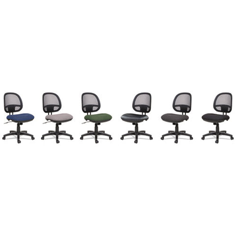 Image of Alera Interval Series Swivel/tilt Mesh Chair, Supports Up To 275 Lbs, Black Seat/black Back, Black Base