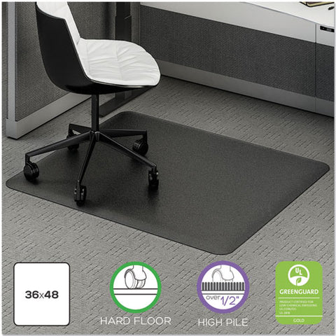 Image of Ergonomic Sit Stand Mat, 48 X 36, Black