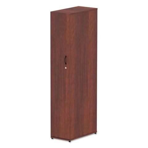 Image of Alera Valencia Series Wardrobe, 11 7/8w X 23 7/8d X 65h, Medium Cherry